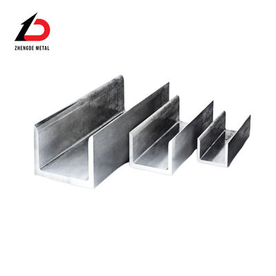 A36 탄소 강철 C 채널 경쟁력 있는 가격 41X41 41*21 뜨거운 DIP 유 채널 강철