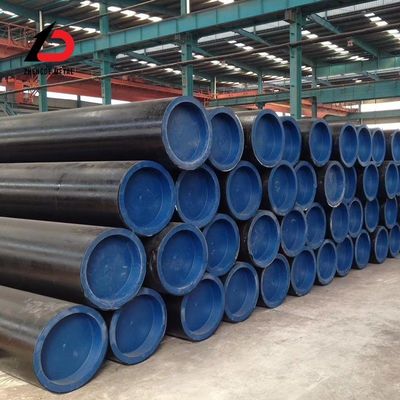 API 5L X42 X52 X56 X6 Sch ASTM A106 A36 A53 DN350 DN400 나선 용접형 흑색 경미한 탄소 강철 파이프 원형 CS ERW 석유 파이프 라인