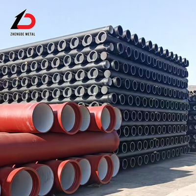 전체 품종 ISO2531 En598 De 98-1668 DN80-DN2600 수압/자동차 파이프, 오일/가스 굴착에 사용되는 유연 철 파이프