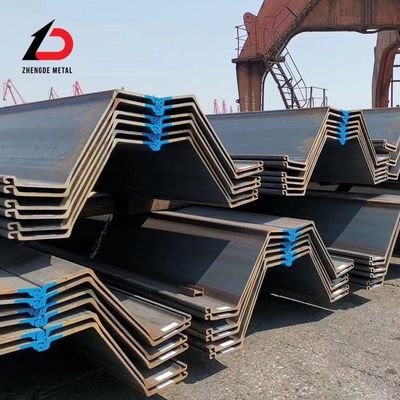 고온으로 롤드 된 Sy295 S355 Sy390 Larsen U Z형 철강 잎