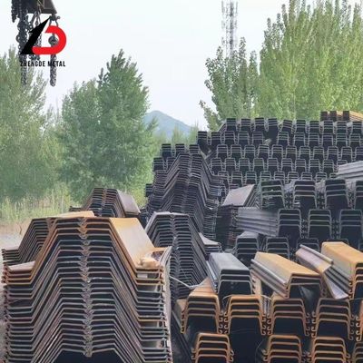 중국 공급자 Q235 Sev245 S355n Z 타입 U 타입 Larsen 스틸 잎 덩어리