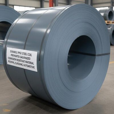 내구성 PPGI 스틸 코일 전면 페인팅 된 진료 스틸 코일 옥상 가루 및 자동차용 부패 저항성 재료