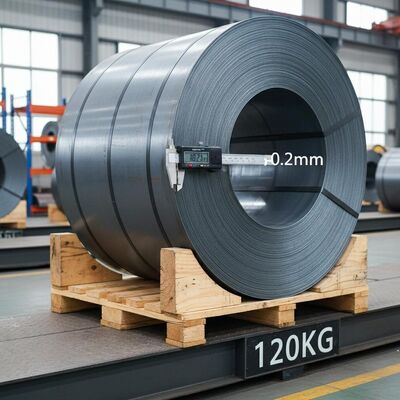 CIF 탄소 강철 코일 두께 허용량 더 이상 또는 마이너스 0.2mm 및 무게 120KG 중량 제조에 이상적입니다.