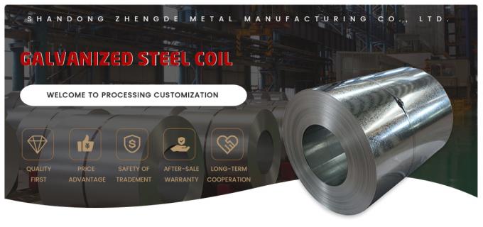 고품질의 ASTM Dx51d Z100g Q195 Q235 진열 철 코일 지붕 잎 건물 재료 공장 직판 0