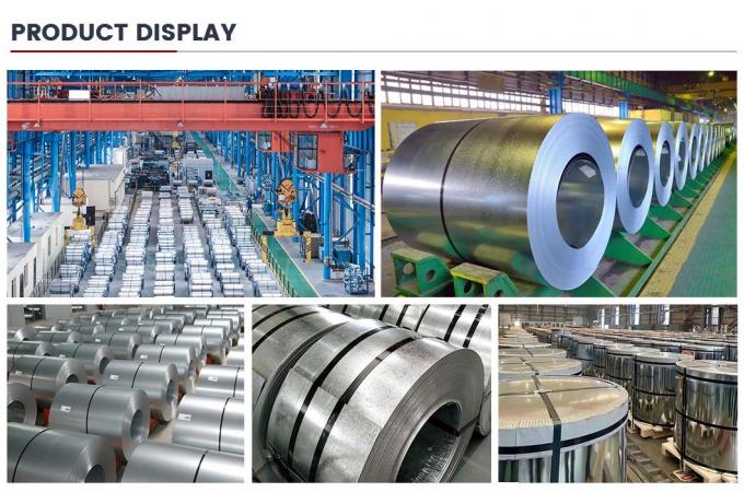 고품질의 ASTM Dx51d Z100g Q195 Q235 진열 철 코일 지붕 잎 건물 재료 공장 직판 7