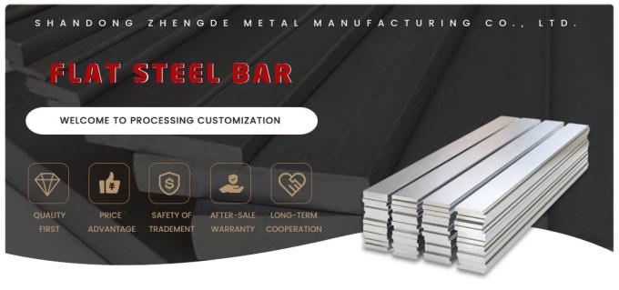 300mm 고탄소 강철 평면 스톡 ASTM S235jr 1075 고온 롤 평면 바 0