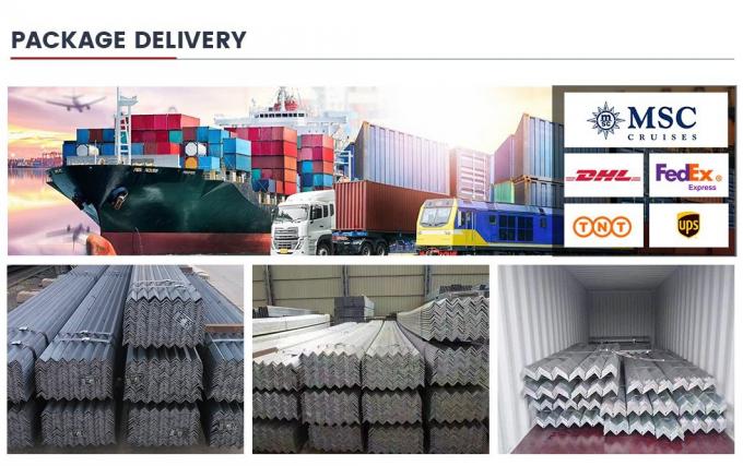 ASTM A36 A53 탄소 강철 각도 막대 6mm 강철 각도 L 모양 9