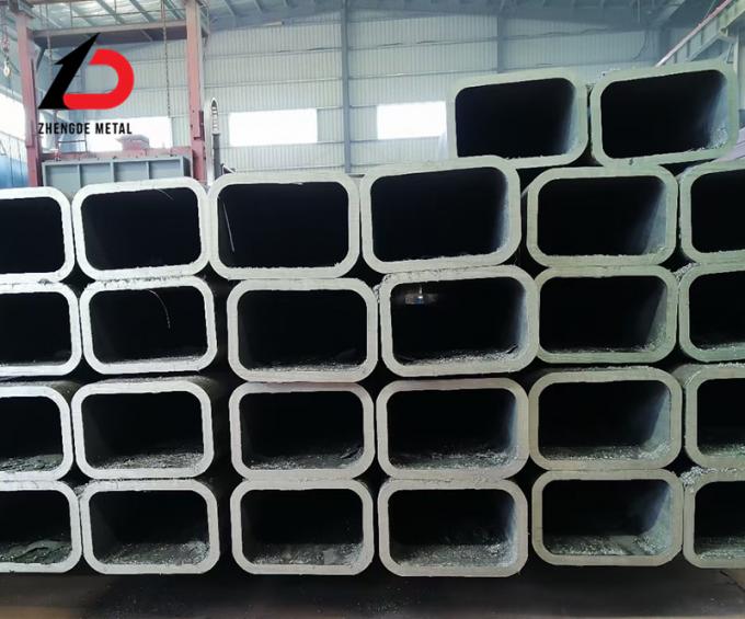 핫 판매 ASTM 283grc A284grb A306gr55 Q235 카튼 스틸 튜브/파이프 0.5-1.2mm 맞춤형 직사각형 매듭 없는 스틸 튜브 4