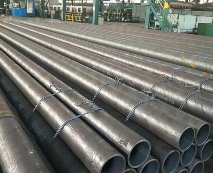 ASTM A36 A53 4130 42CrMo 15CrMo St37 C45 Sch40 A106 빌딩 소재용 합금 원형 톱니 없는 탄소 강철 파이프 5
