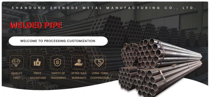 ASTM A192 A179 A178 탄소 용접 파이프 균열 탐지 기능을 갖춘 중고압의 두꺼운 벽 파이프 0