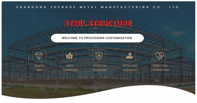 Low Cost Metal Buildings Metal Q345/Q235 Construction Welding Structure Prefabricated Steel Structure